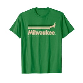 Green Milwaukee Basketball B-Ball City Wisconsin Milwaukee T-Shirt