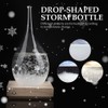 Storm Glass Drop shaped Storm Bottle Desktop Weather Station Predictor