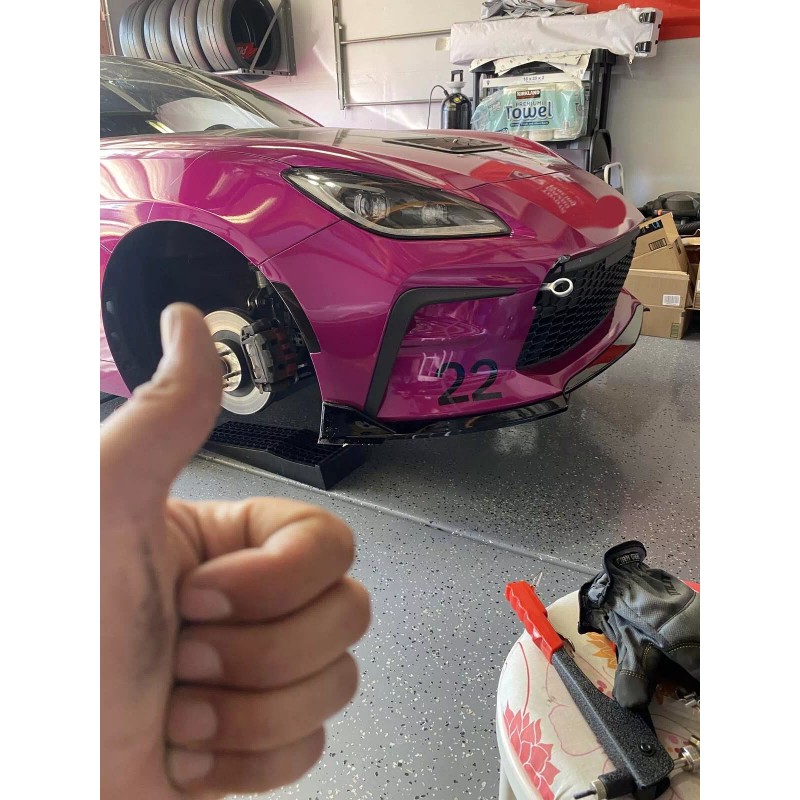 dtangor For 2022-2025 Toyota GR86 ST-Style Front Bumper Lip Body