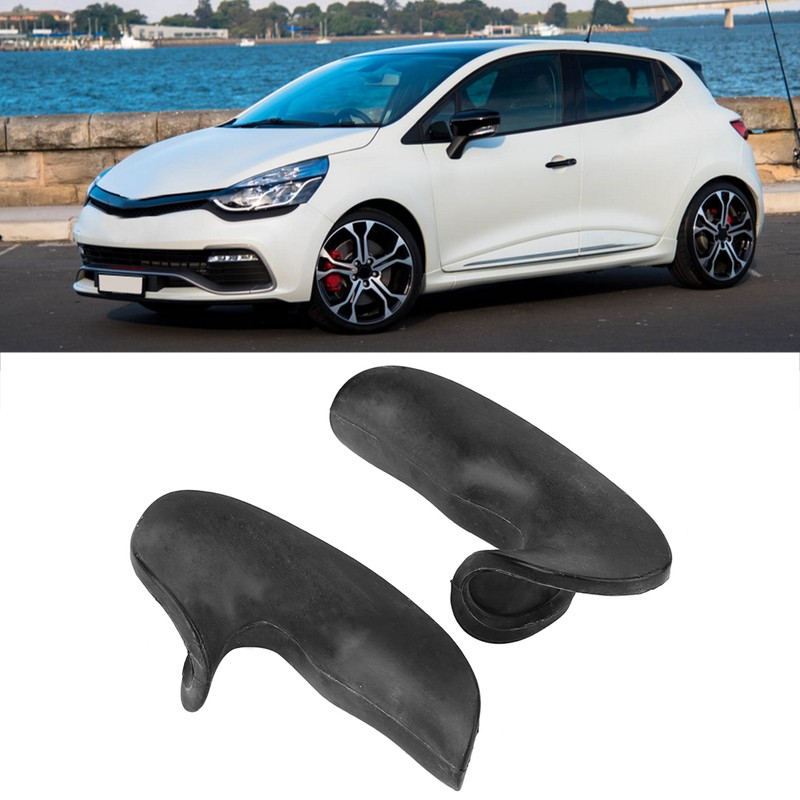 Pair Steering Wheel Rubber Replacement Thumb Grips Fit for Renault