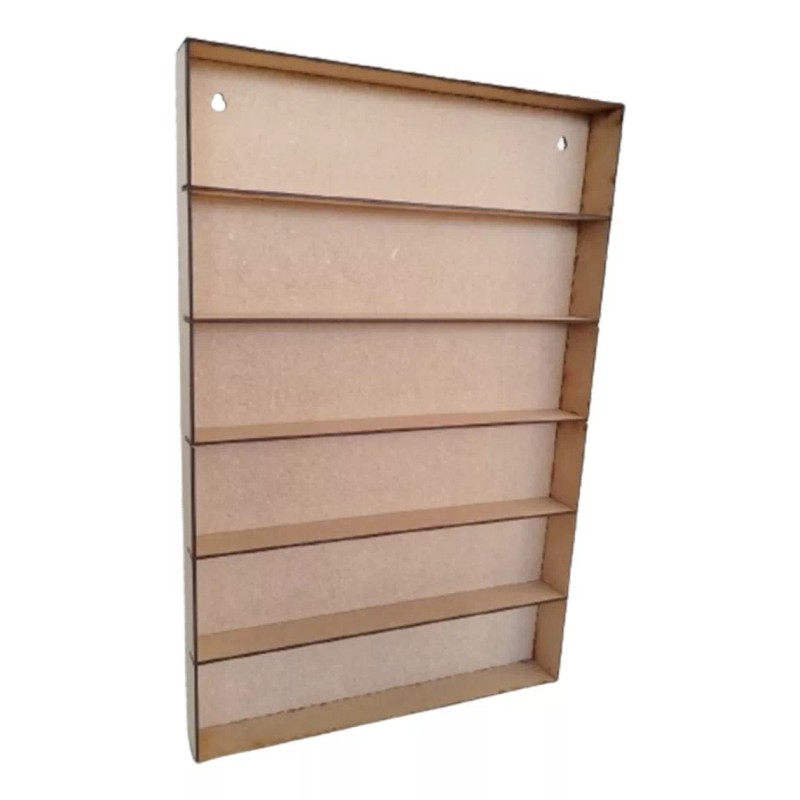 Stec Exhibidor Repiza Esmaltero Multiusos Maquillaje Mdf 40x60