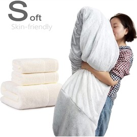 Giant Fur Bean Bag Chair Cover for Kids Adults, (No Filler) Living Room Furniture Big Round Soft Fluffy Faux Fur Beanbag Lazy Sofa Bed Cover (Snow Grey, 7FT)