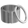 Metal Key Rings Large Flat Split in Bulk Heavy Duty
