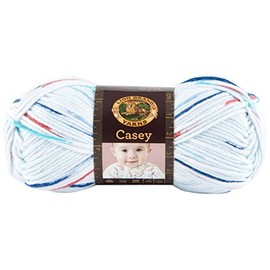 Lion Brand Yarn 832-203 Casey Yarn, Parfait Spots