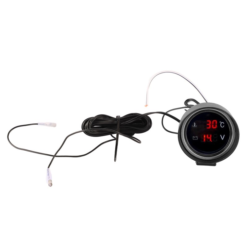 DC9V to 36V Car Voltmeter Gauge Two in One Digital