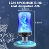 AIZHIWENG 2PCS LED Flame Light Bulbs, E26 Blue Light Bulb