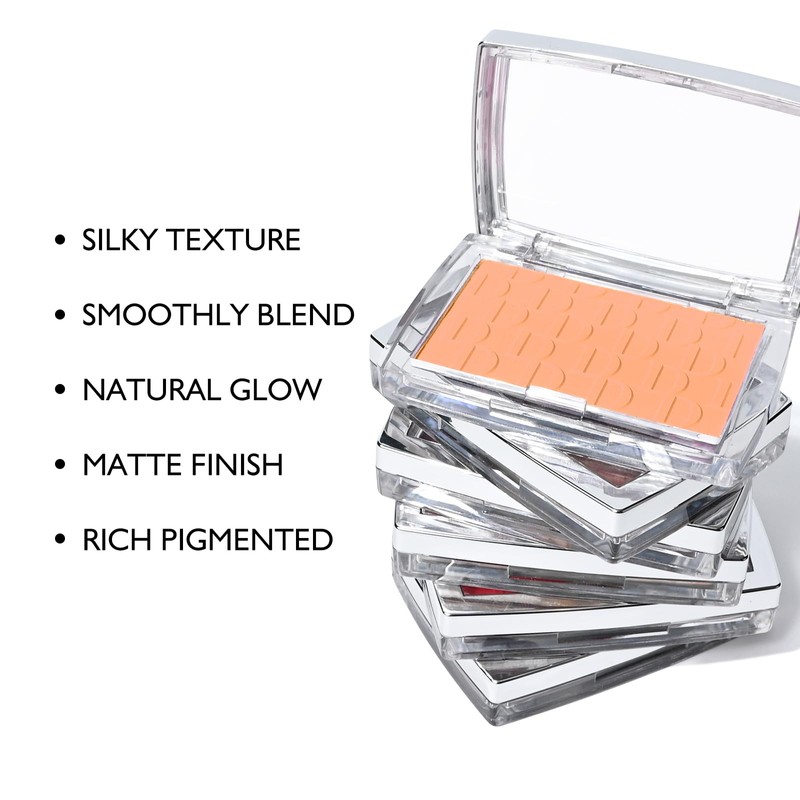 KYDA Powder Blush, Radiant Glow Face Blusher, Blendable Formula, Lasting