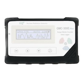 GQ GMC Digital Geiger Counter Nulcear Radiation Detector Drop-Proof Silicone Case (Black, Green, Yellow) (Black)
