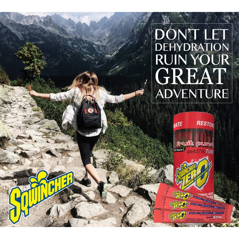 Sqwincher Qwik Stik 10 Count Tubes Variety Bundle -1 Tube