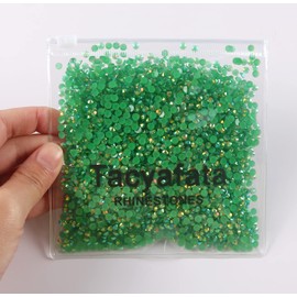 4mm 5000 Pieces Resin Rhinestone for Crafts, Jelly Rhinestones for Nail Art Makeup, Flatback Round AB Diamond Rhinestones, Charms Stones Clothes Shoes Cup DIY Crafts