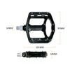 UPANBIKE Bicycle Pedals 9/16'' Spindle Bearings High Strength Non-Slip Large