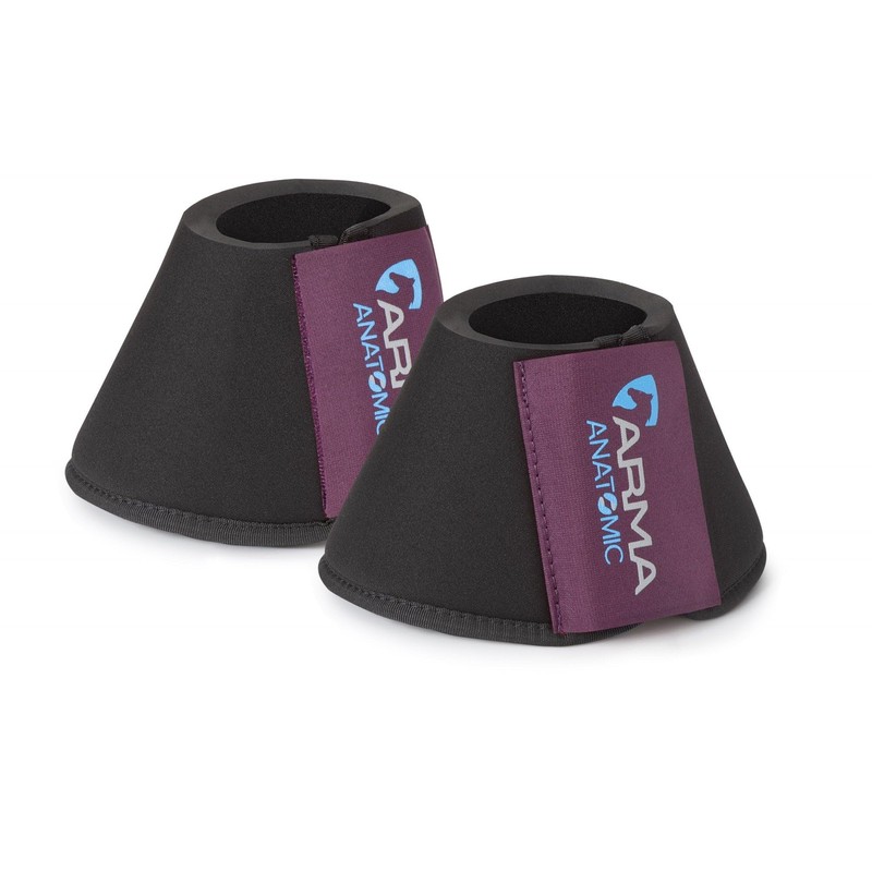 Shires Arma Neoprene Over Reach Boots - Plum Pony