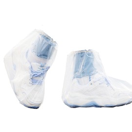 10 Pair Shoe Covers Boot Covers Disposable,Plastic Rain Cover for Shoes,Boot Covers for Men Women,Non-Slip Waterproof Outdoor Overshoes