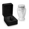 Memorials Small Urns for Human Ashes Keepsake with Case Aluminum