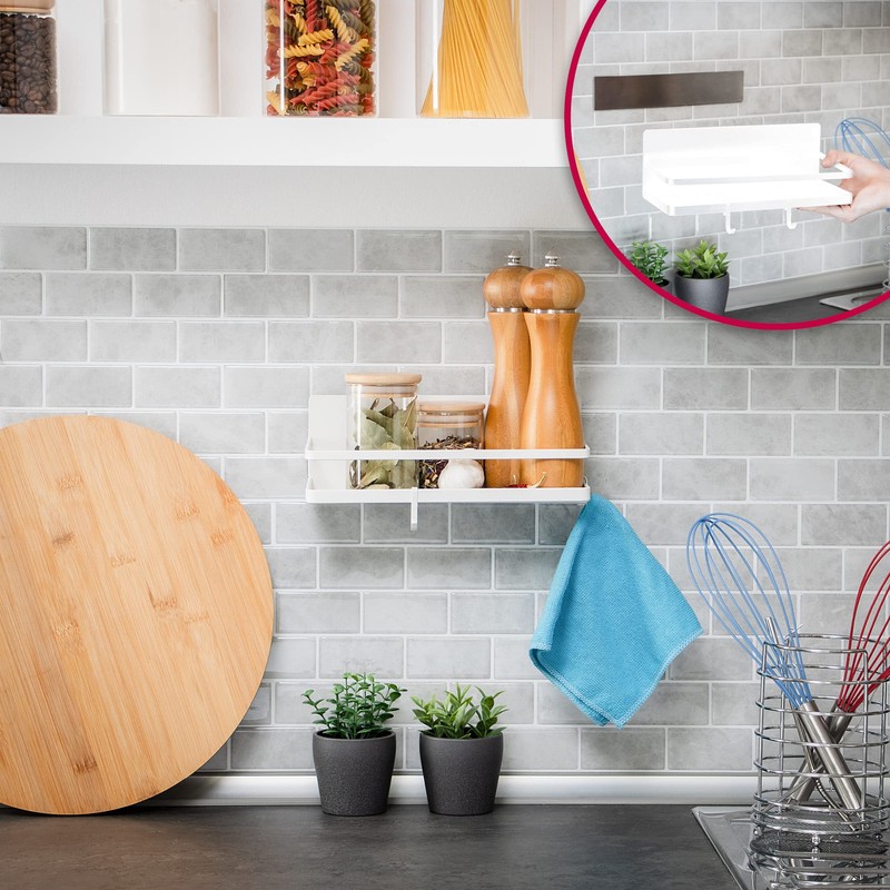 Robin Goods® Fridge Magnetic Shelf - Hanging Shelf with 2