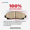 Rear Semi-Metallic Disc Brake Pads NWF-PRM1746 Replacement For Ram ProMaster