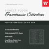 Forest Floor Farmhouse 5/8 Inch Thick Printed Foam Tiles, Premium