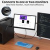 4K DisplayPort to HDMI Adapter 2-Pack,24K Gold Plated Uni-Directional Display