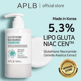 APLB Glutathione Niacinamide Body Wash LIPO GLUTA NIAC CEN™ 5.3% 10.14 FL.OZ / Korean Skincare, Gentle ingredients for the safety of your skin, Long lasting nourishment and deep moisture for soft skin