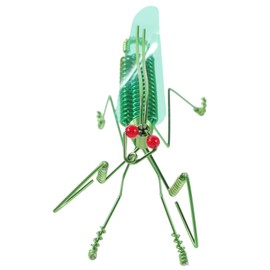 NOLITOY Delicate Mantis Craft Ornament Vintage Desktop Decor Realistic Wire Mantis Model Unique Household Decoration Present for Friends Family