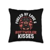 Rottweiler Dog Rottie Throw Pillow