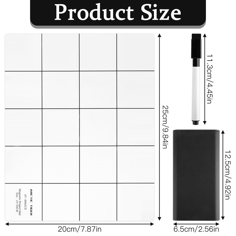Magnetic Mat, Magnetic Project Mat with Pen, Magnetic Work Mat