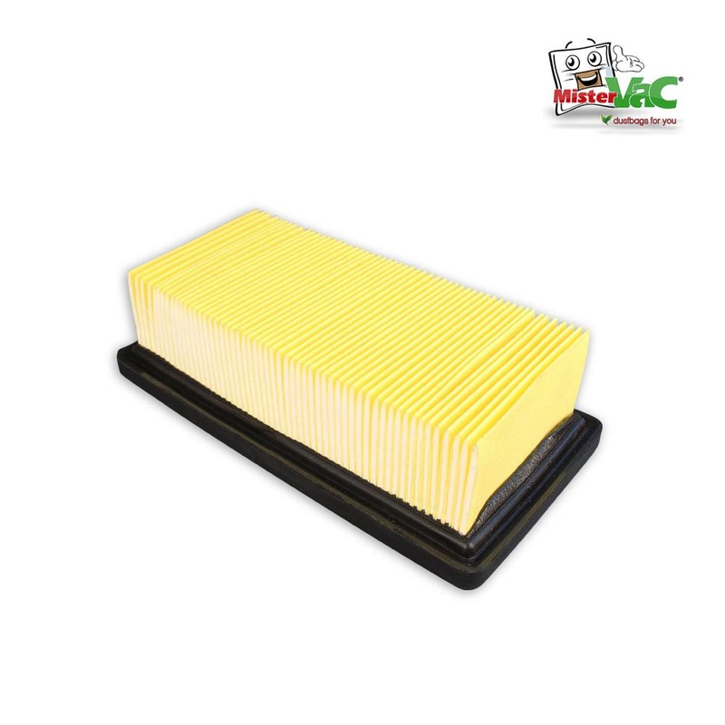 MisterVac Compatible with lamellar Filter Replacement Filter Kärcher AD 2