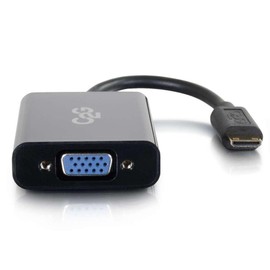 C2G HDMI Mini Male to VGA and Audio Female Adapter Converter Dongle
