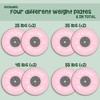 UBUN2 Mini Barbell Keychain - Strong Not Skinny | Fitness