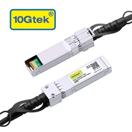 10Gtek 10Gb SFP+ DAC Twinax Cable, Passive, Compatible with Ubiquiti UniFi, 3-Meter(9.8ft)