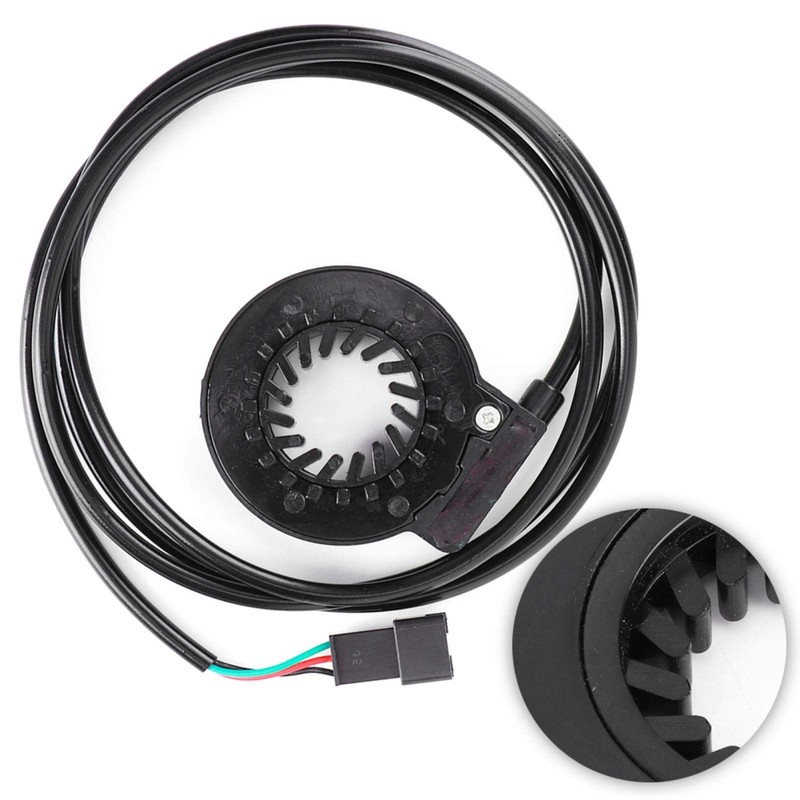 Alomejor Electric Bicycle Pedal Assist Sensor Double Hall 12 Magnetic
