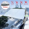 CHUSYYRAY 70x54" Magnetic Car Windshield Cover Sun Protector Shade Winter