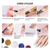 Kit Profesional De Uñas Acrílicas, 25 Unidades, 12 Colores