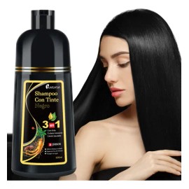 Shampoo Tinte Cubre Canas Ginseng Color Natural Hombremujer                                                                                           