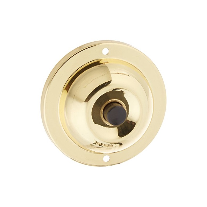 Edwards Signaling 600 Push Button, Solid Brass