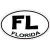 StickerTalk Oval Florida Vinyl Sticker, 5 inches by 3 inches