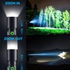ADDplus Magnetic Flashlight Rechargeable,2000LM 5000mAh Flashlights High Lumens with 9