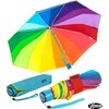 iX Brella Mini Umbrella Rainbow Pocket 16 Color Rainbow with