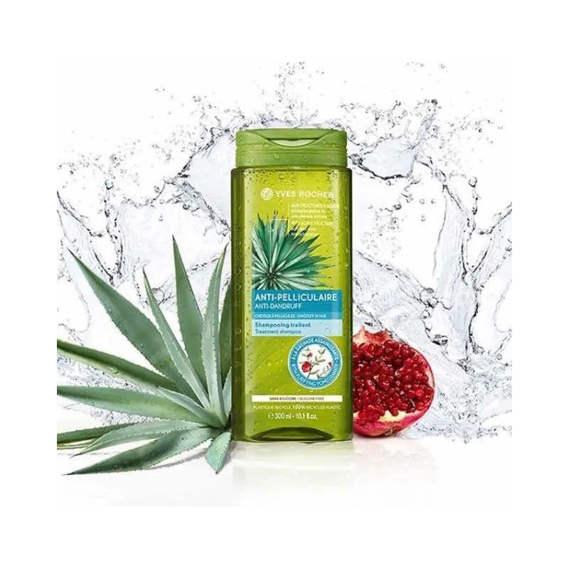 Shampoo Yves Rocher Anticaspa de 300mL de 300g