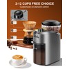 Wancle Coffee Grinder - Electric Burr Coffee Grinder - Adjustable