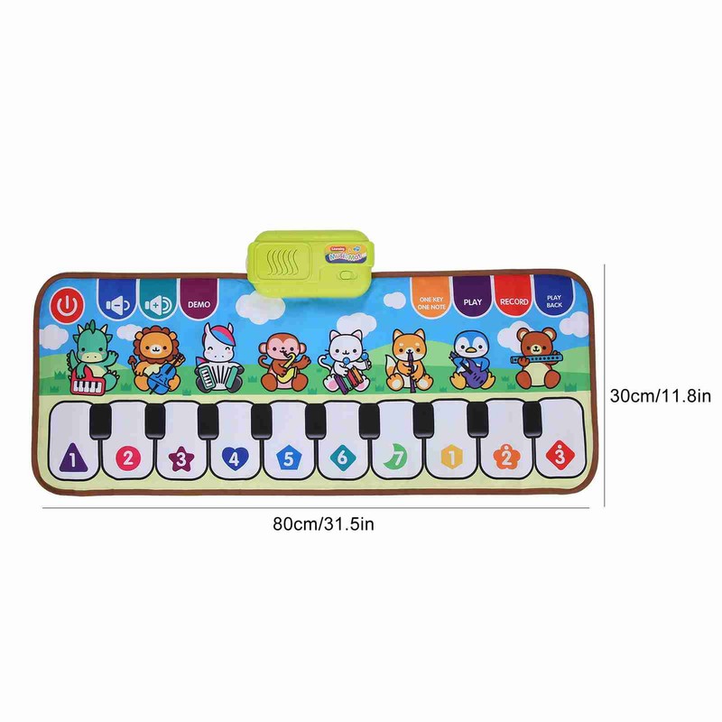 Piano Mat Electronic Child Play Carpet Educational Musical Instrument Mat