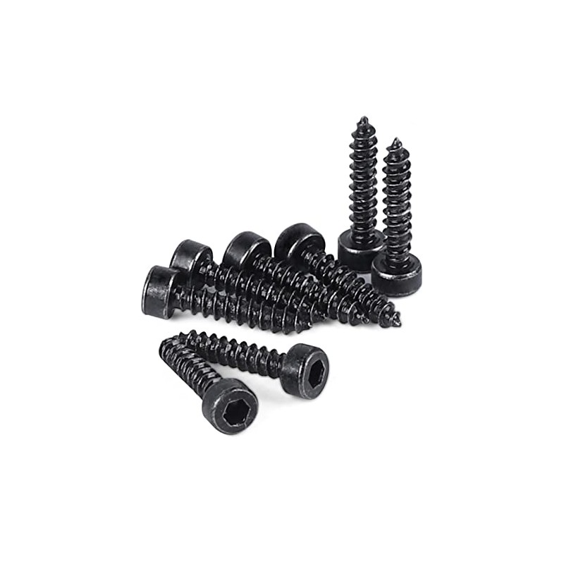 Niooliuk M2mm x 10mm Full Thread Hex Head Self Tapping