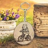 Promotech Pooh the Bear Makes Cycling Tour Handmade Laser Engraved