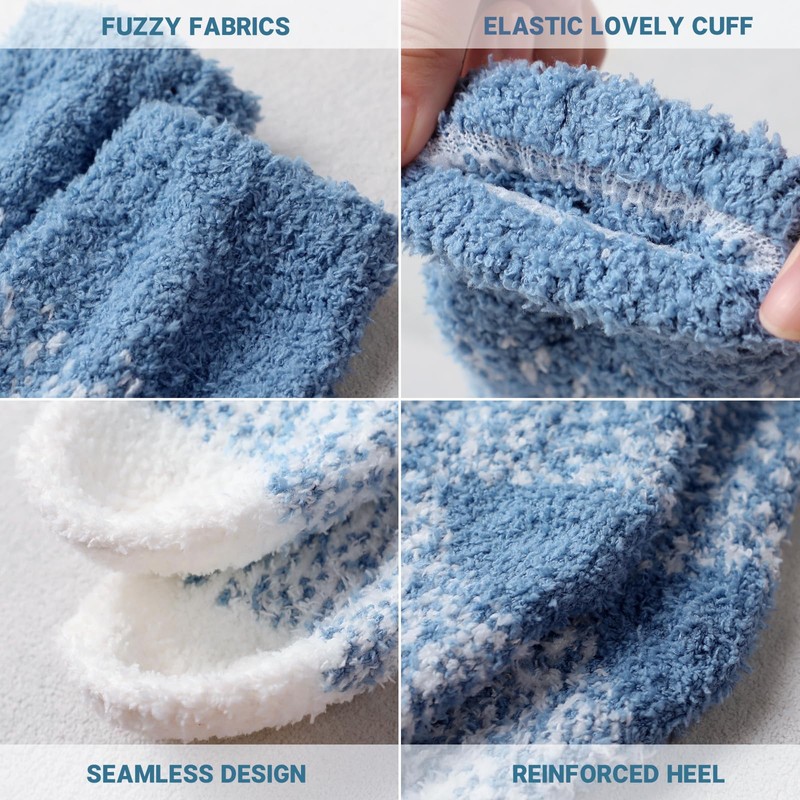 Trifabricy Trifabricy Fuzzy Socks for Women - Fuzzy Socks Cozy