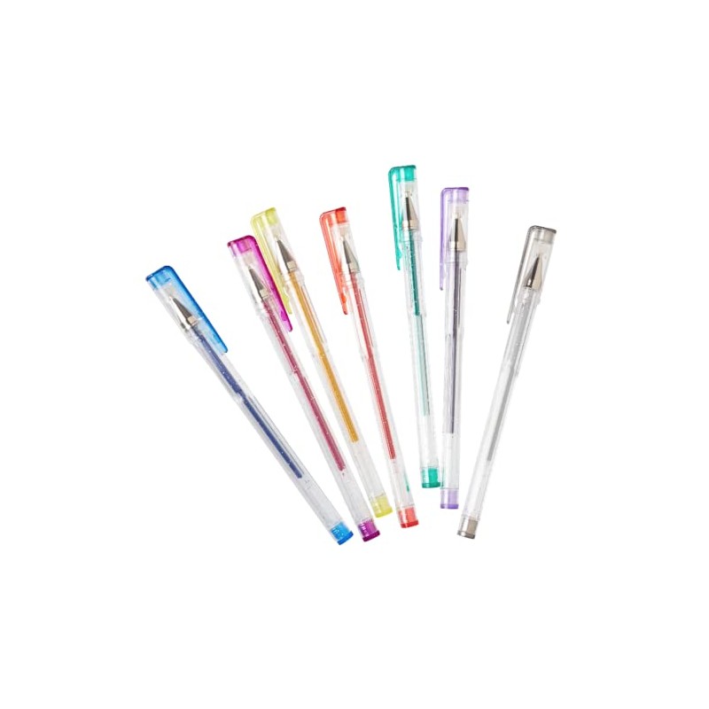 Smiggle Rollerball Gel Pens x7 Pack Glitter Scented Multicoloured