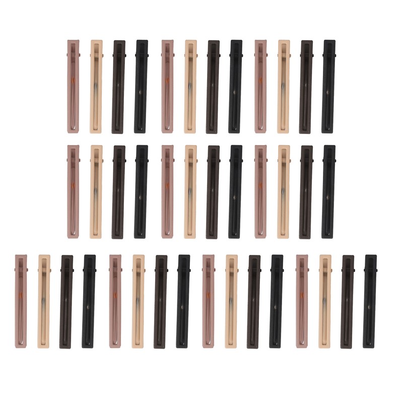 40pcs Dividing Duck Bill Clip Professional Alloy Safety Sectioning Hair