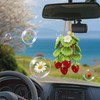 Crochet Car Air Freshener, Empty Refillable Oil Diffuser Bottle with