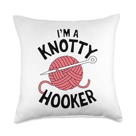 Crochet Crocheting Throw Pillow