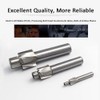Akozon 5pcs M3-M8 Slotting Counterbore End Mill Cutter Solid Slot