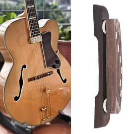 Dilwe Rosewood Guitar Bridge, 6-String Jazz Guitar, Adjustable, 180 Days Warranty